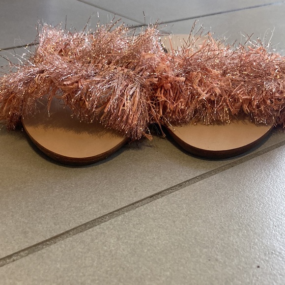 LOEFFLER RANDALL sparkly pink slides size 6.5 - Picture 9 of 13